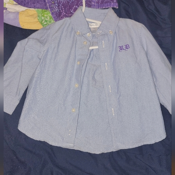 Long sleeve chambray Ralph Lauren shirt - Picture 1 of 4